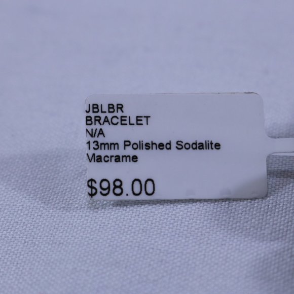 Sodalite Macrame Bracelet - Picture 5 of 5